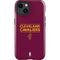 NBA Cleveland Cavaliers Standard - Maroon iPhone 15 Plus Impact Case