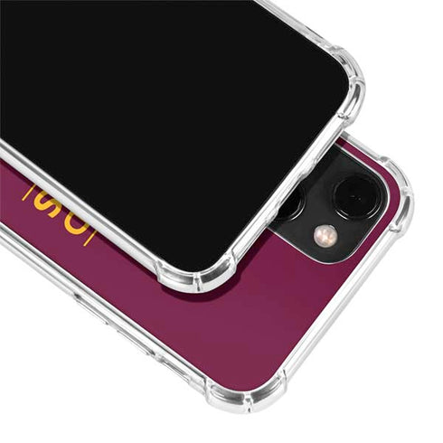 NBA Cleveland Cavaliers Standard - Maroon iPhone 15 Plus Clear Case