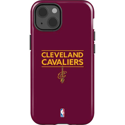 NBA Cleveland Cavaliers Standard - Maroon iPhone 15 Impact Case