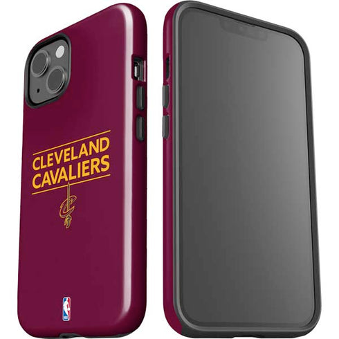 NBA Cleveland Cavaliers Standard - Maroon iPhone 15 Impact Case