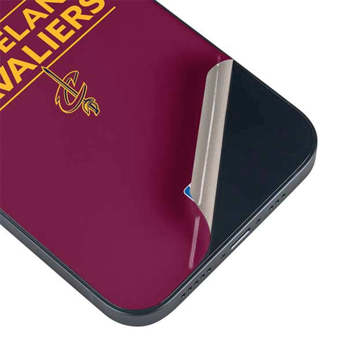 NBA Cleveland Cavaliers Standard - Maroon iPhone 14 Plus Skin