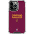 NBA Cleveland Cavaliers Standard - Maroon iPhone 14 Pro Clear Case