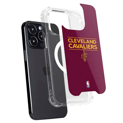 NBA Cleveland Cavaliers Standard - Maroon iPhone 15 Pro MagSafe Case