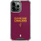 NBA Cleveland Cavaliers Standard - Maroon iPhone 14 Pro Max Clear Case