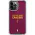 NBA Cleveland Cavaliers Standard - Maroon iPhone 14 Pro Max Clear Case