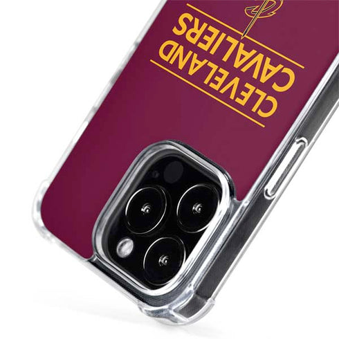 NBA Cleveland Cavaliers Standard - Maroon iPhone 15 Pro Max MagSafe Case