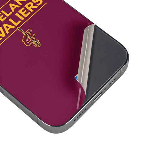NBA Cleveland Cavaliers Standard - Maroon iPhone 14 Pro Skin