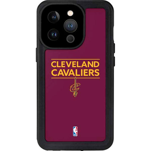 NBA Cleveland Cavaliers Standard - Maroon iPhone 14 Pro Waterproof Case