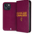 NBA Cleveland Cavaliers Standard - Maroon iPhone 15 Plus Folio Case