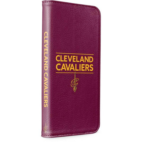 NBA Cleveland Cavaliers Standard - Maroon iPhone 15 Pro Folio Case
