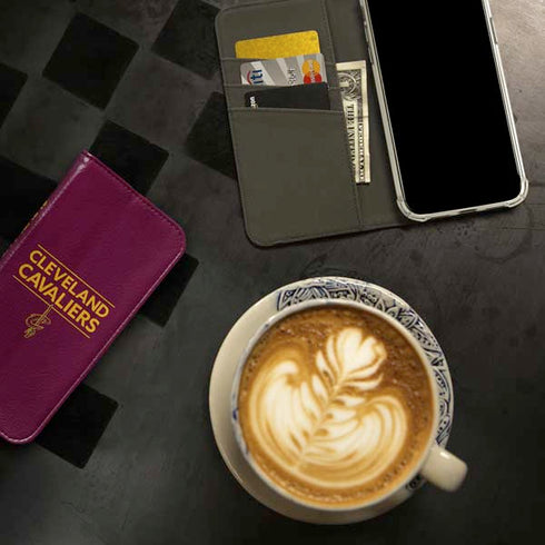NBA Cleveland Cavaliers Standard - Maroon iPhone 15 Pro Folio Case