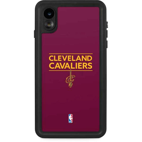 NBA Cleveland Cavaliers Standard - Maroon iPhone XR Waterproof Case