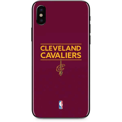 NBA Cleveland Cavaliers Standard - Maroon iPhone XS Skin