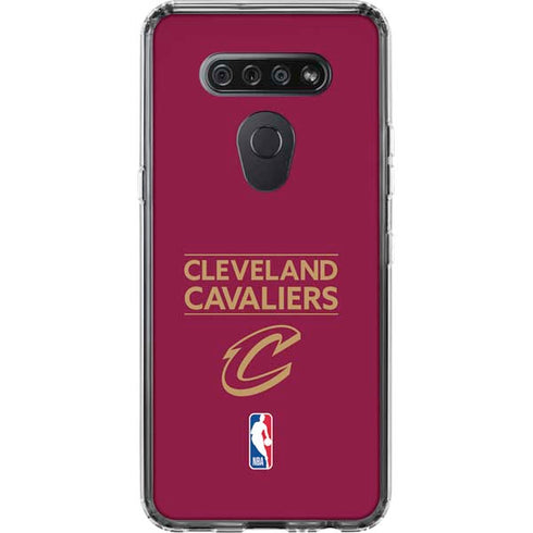 NBA Cleveland Cavaliers Standard - Maroon LG K51/Q51 Clear Case
