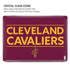 NBA Cleveland Cavaliers Standard - Maroon MacBook Pro 15in (2016-19) Case plus Skin
