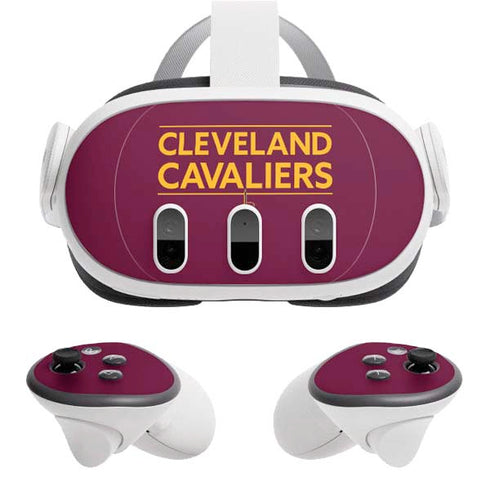 NBA Cleveland Cavaliers Standard - Maroon Meta Quest 3 Skin