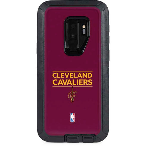 NBA Cleveland Cavaliers Standard - Maroon Otterbox Defender Galaxy Skin