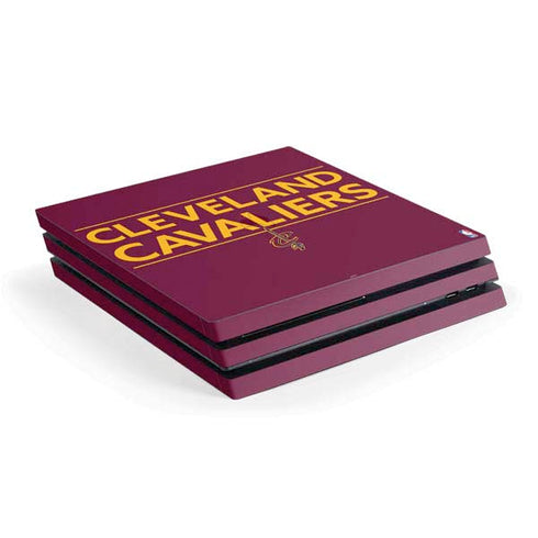 NBA Cleveland Cavaliers Standard - Maroon PS4 Pro Console Skin