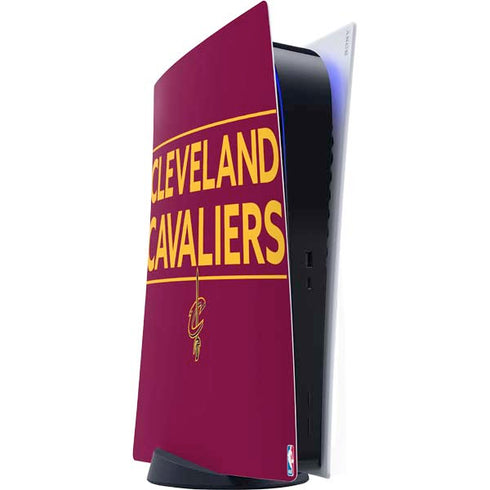 NBA Cleveland Cavaliers Standard - Maroon PS5 Digital Edition Console Skin