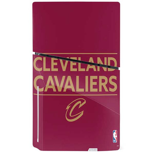 NBA Cleveland Cavaliers Standard - Maroon PS5 Slim Disk Bundle Skin