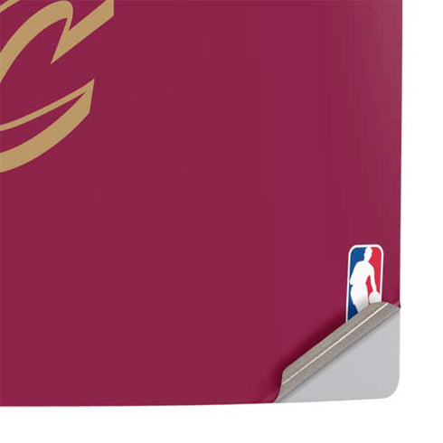 NBA Cleveland Cavaliers Standard - Maroon PS5 Slim Disk Console Skin