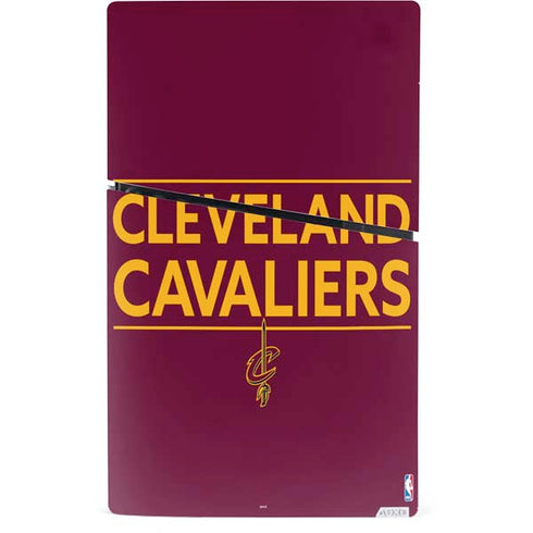 NBA Cleveland Cavaliers Standard - Maroon PS5 Slim Digital Edition Bundle Skin