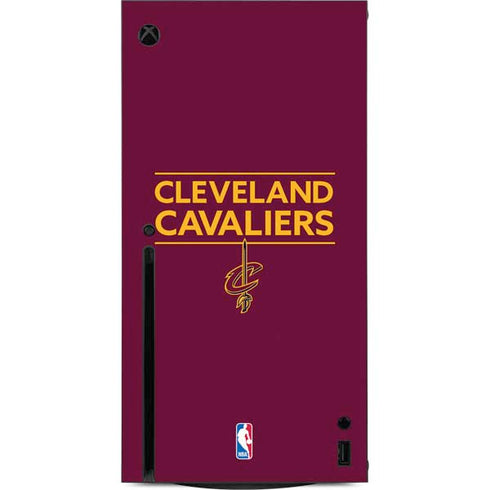 NBA Cleveland Cavaliers Standard - Maroon Xbox Series X Console Skin