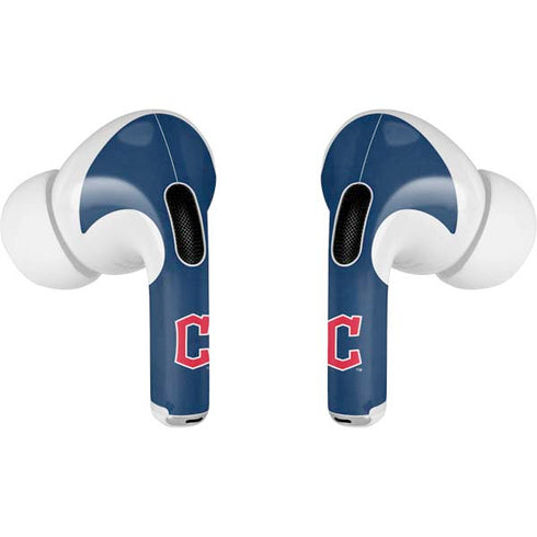 MLB Cleveland Guardians - Solid Distressed AirPods Pro 2nd Gen Skin