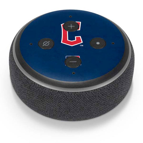MLB Cleveland Guardians - Solid Distressed Amazon Echo Dot Skin