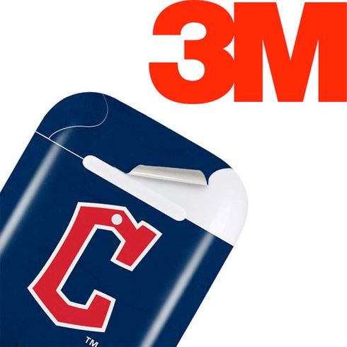 MLB Cleveland Guardians - Solid Distressed Apple AirPods 2 Skin