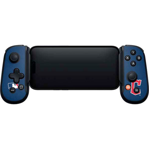MLB Cleveland Guardians - Solid Distressed Backbone One for iPhone Game Controller Skin