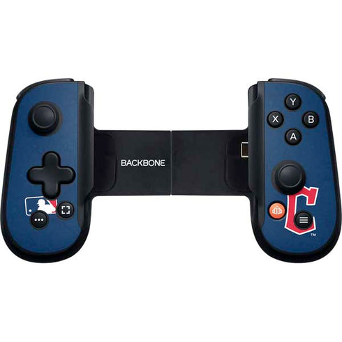 MLB Cleveland Guardians - Solid Distressed Backbone One for iPhone Game Controller Skin