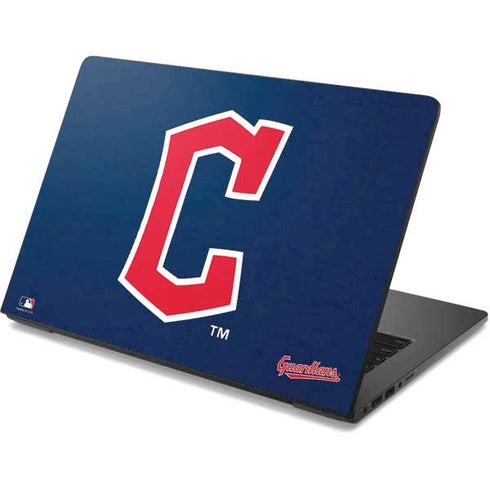 MLB Cleveland Guardians - Solid Distressed Dell Chromebook Skin