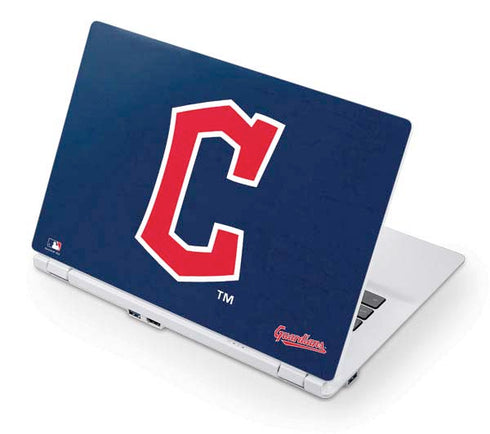MLB Cleveland Guardians - Solid Distressed Acer Chromebook Skin