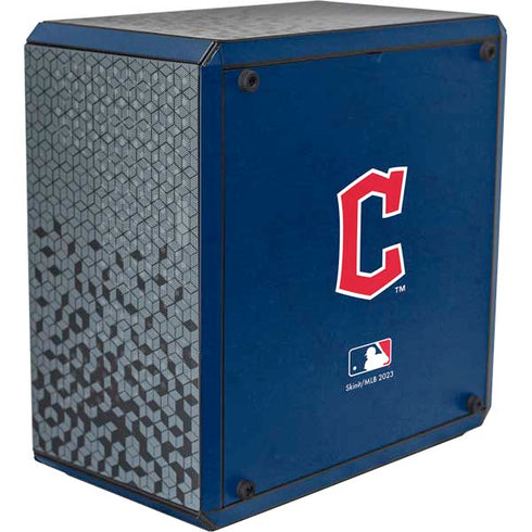 MLB Cleveland Guardians - Solid Distressed Cooler Master MasterBox Q300L Mini Tower Skin
