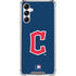 MLB Cleveland Guardians - Solid Distressed Galaxy A14 5G Clear Case