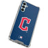 MLB Cleveland Guardians - Solid Distressed Galaxy A14 5G Clear Case