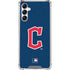 MLB Cleveland Guardians - Solid Distressed Galaxy A15 5G Clear Case