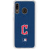 MLB Cleveland Guardians - Solid Distressed Galaxy A20 Clear Case