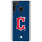 MLB Cleveland Guardians - Solid Distressed Galaxy A21 Clear Case