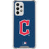 MLB Cleveland Guardians - Solid Distressed Galaxy A33 5G Clear Case