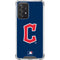 MLB Cleveland Guardians - Solid Distressed Galaxy A52 5G Clear Case
