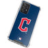 MLB Cleveland Guardians - Solid Distressed Galaxy A52 5G Clear Case