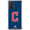 MLB Cleveland Guardians - Solid Distressed Galaxy A72 5G Clear Case