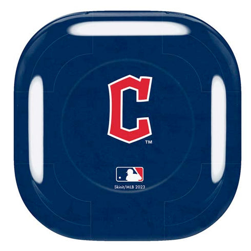 MLB Cleveland Guardians - Solid Distressed Galaxy Buds Pro Skin