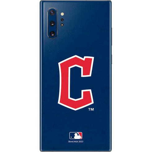 MLB Cleveland Guardians - Solid Distressed Galaxy Note 10 Plus Skin