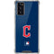 MLB Cleveland Guardians - Solid Distressed Galaxy Note20 5G Clear Case