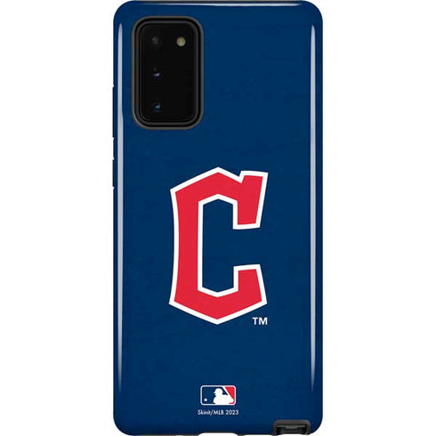 MLB Cleveland Guardians - Solid Distressed Galaxy Note20 5G Pro Case