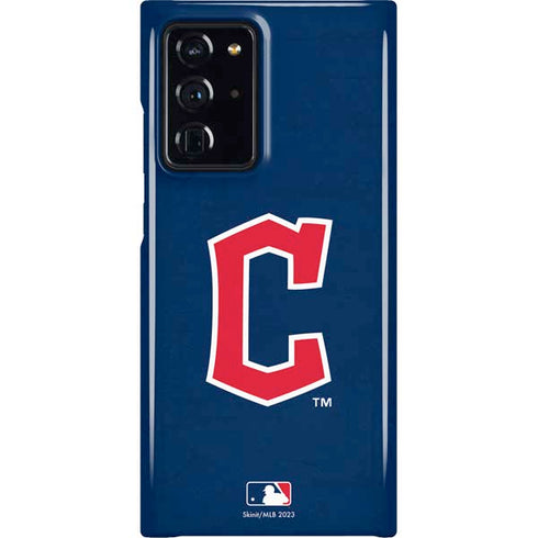 MLB Cleveland Guardians - Solid Distressed Galaxy Note20 Ultra 5G Lite Case