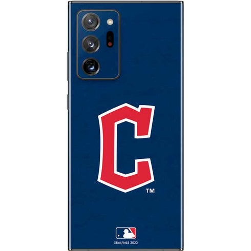 MLB Cleveland Guardians - Solid Distressed Galaxy Note20 Ultra 5G Skin
